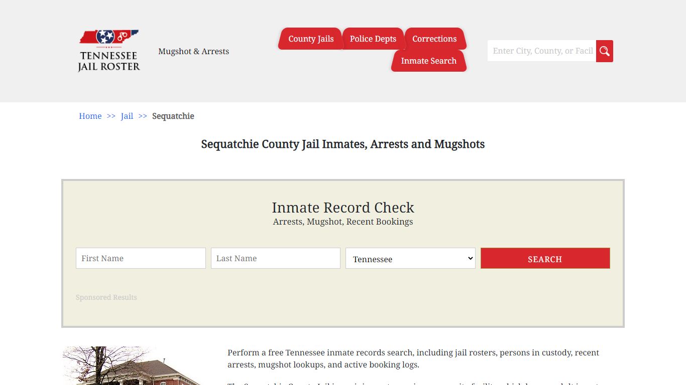 Sequatchie County Jail Inmates, Arrests and Mugshots